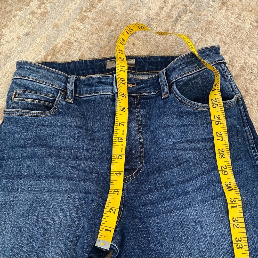 Kut from the Kloth Catherine Fab Ab Boyfriend High Rise Jeans Dark Wash Relaxed - Picture 5 of 11